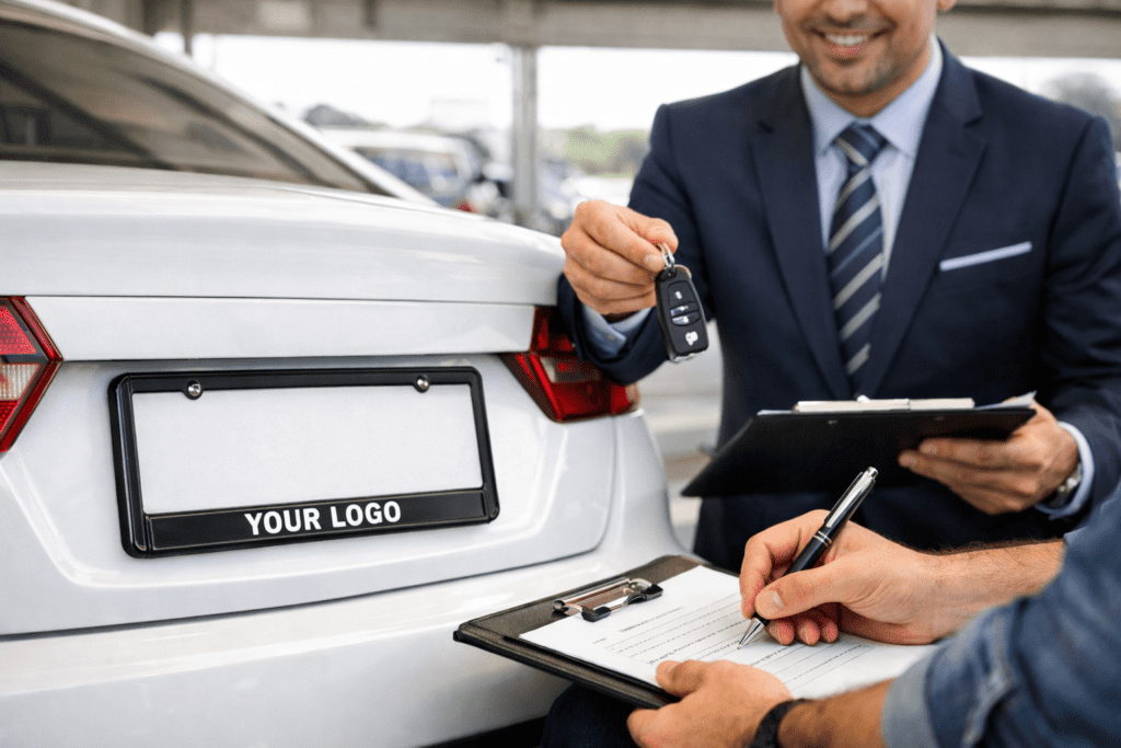 automotive branding frame